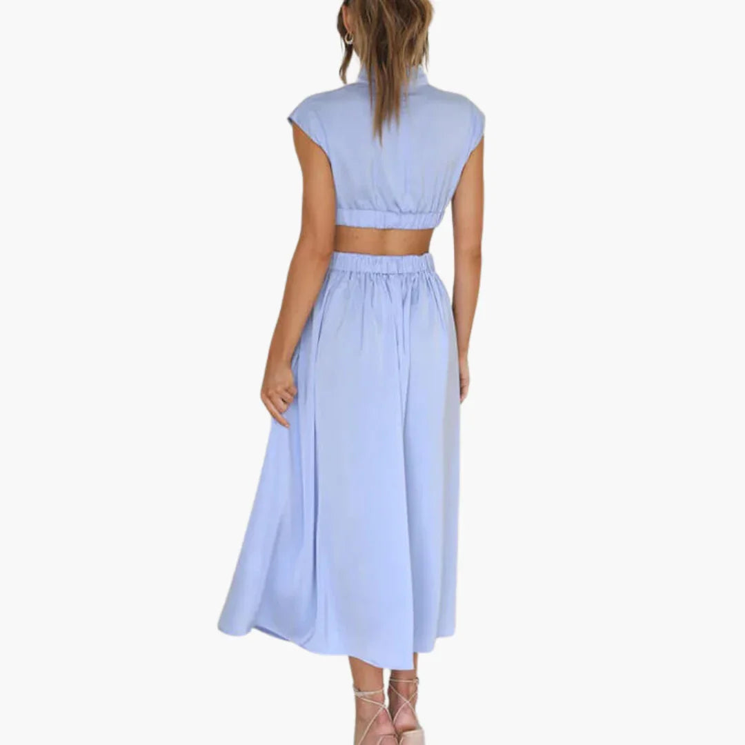 Plissee Kleid für Damen