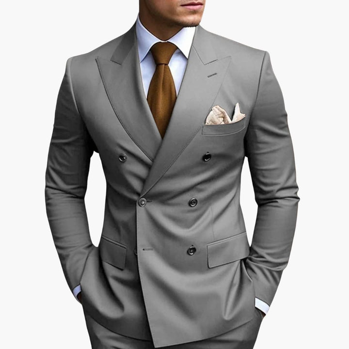 Zweireiher-Anzug für Herren - Klassisches Design mit Stil