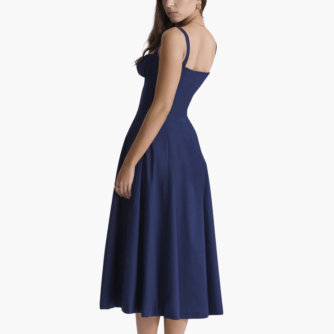 Korsettkleid für Damen mit - Rüschen & fließendem Rock