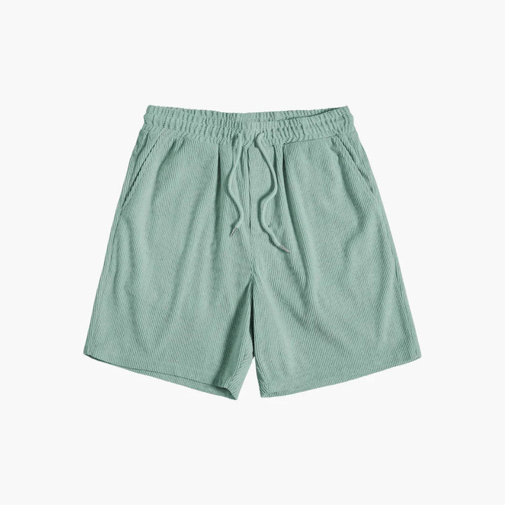 Cord-Shorts Set mit Kurzarmhemd für Herren