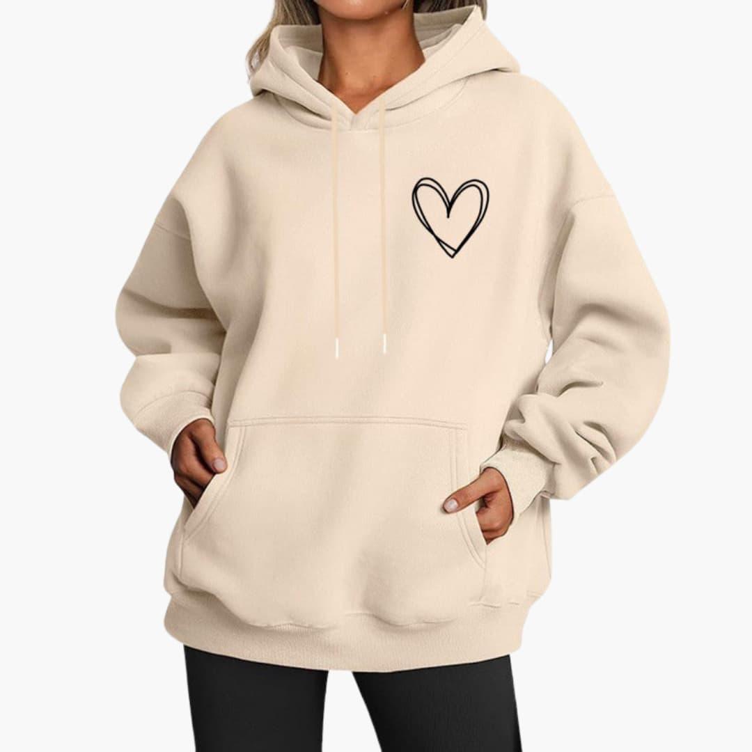 Bequemer Damen Hoodie – Lässiger Kapuzenpullover für Alltag