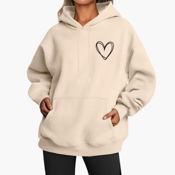 Bequemer Damen Hoodie – Lässiger Kapuzenpullover für Alltag