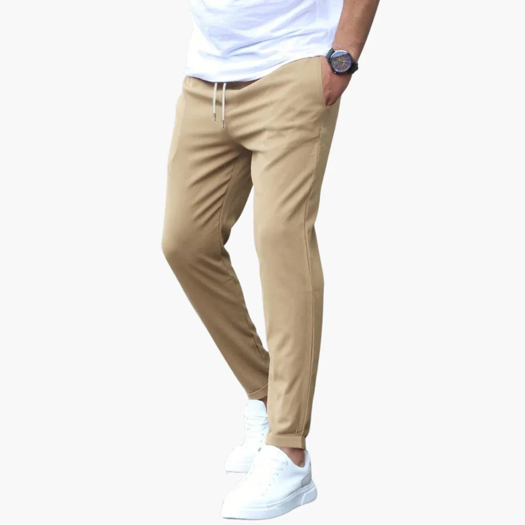 Elastische Stoffhose für Herren