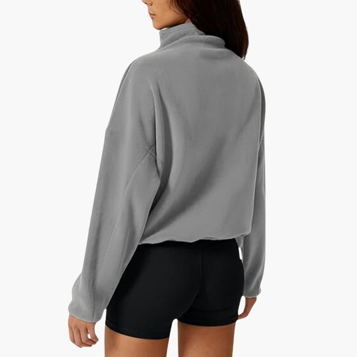 Damen Fleecejacke – Warmes Polarfleece-Sweatshirt Winter