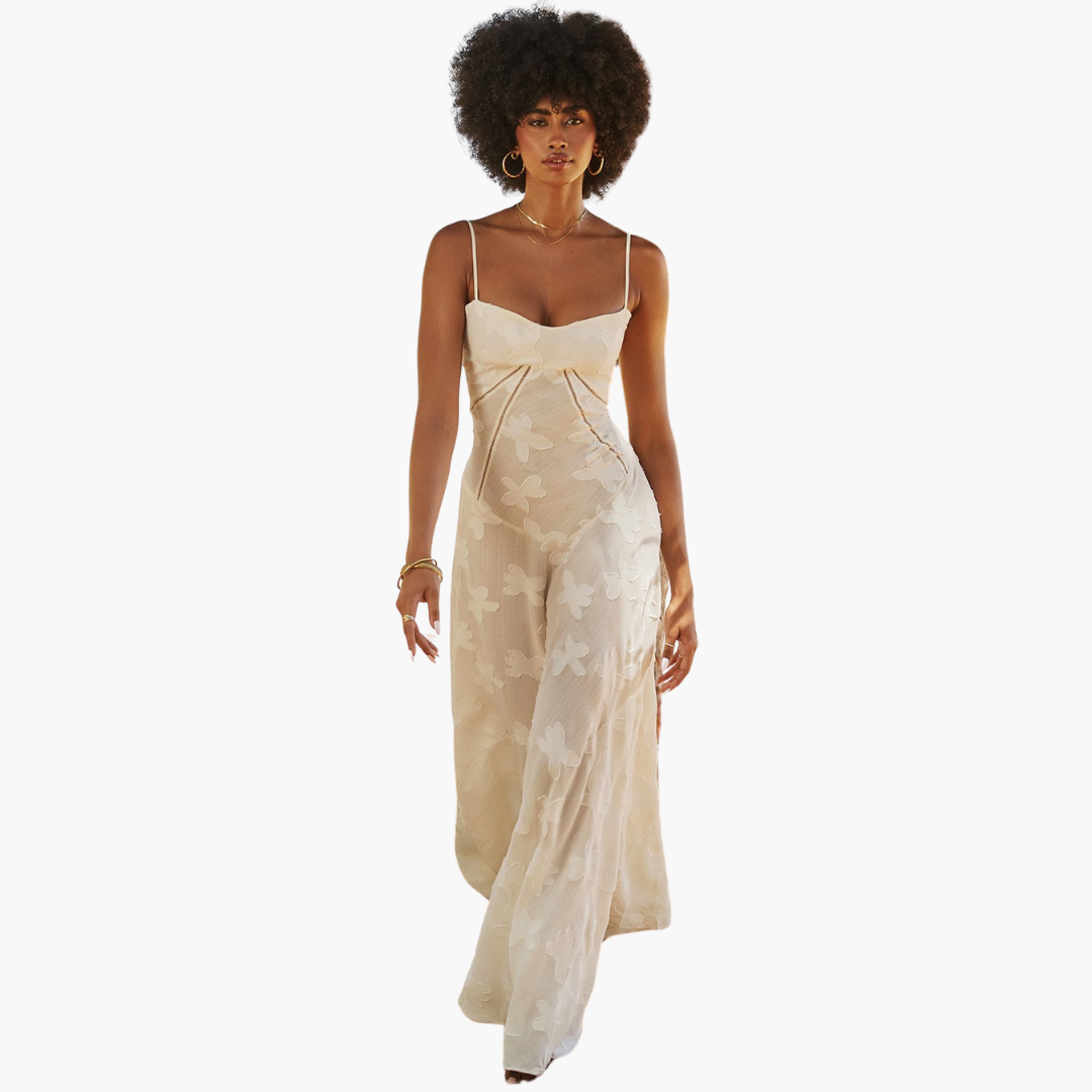 Spitzenkleid im Vintage-Stil für Damen – lang & elegant