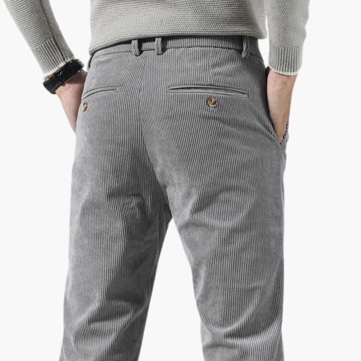 Slim Fit Cord-Hose für Herren – Modische, bequeme Freizeithose