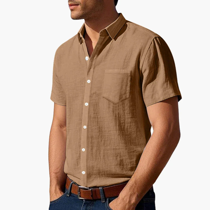 Eleganter Langarmhemd für Herren
