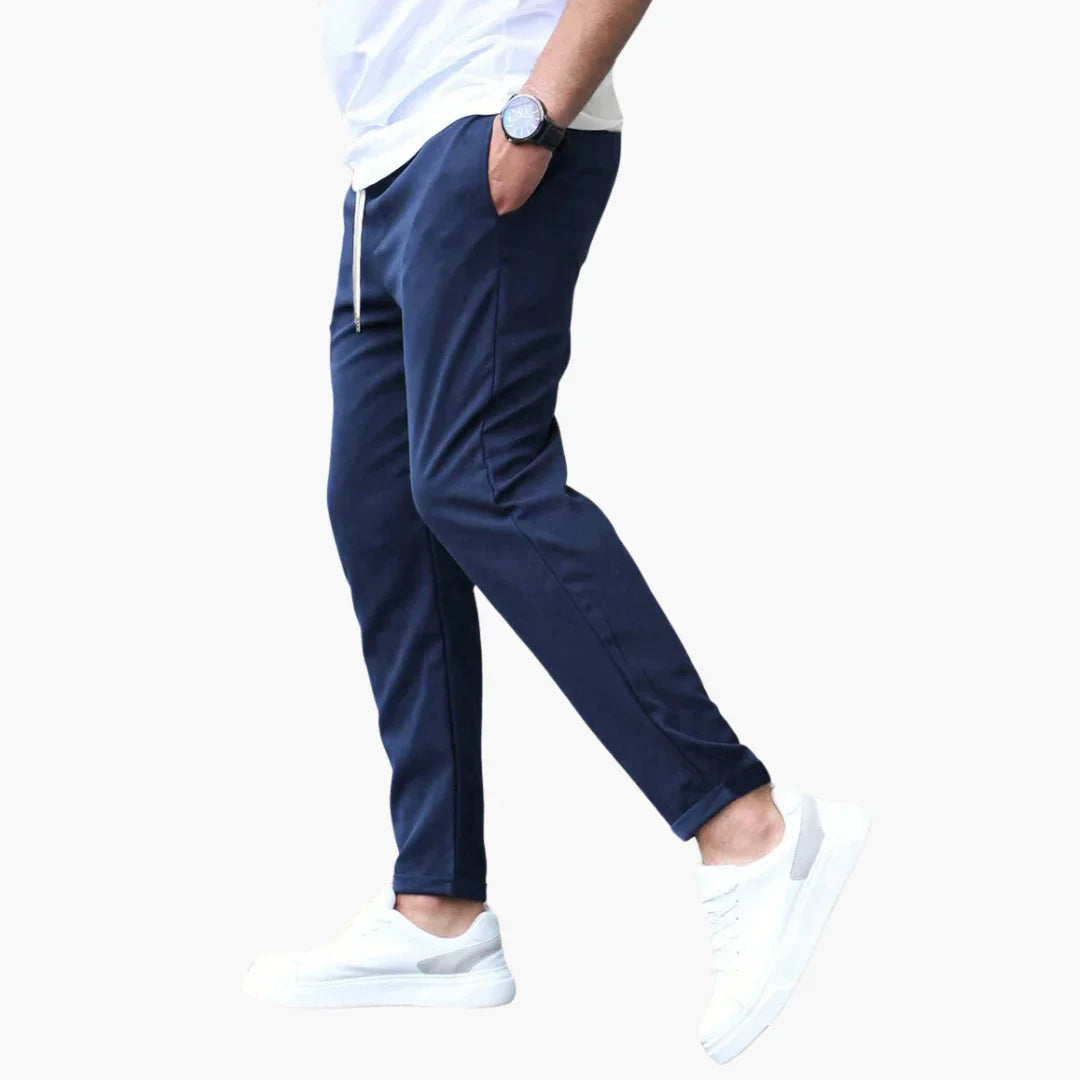 Elastische Stoffhose für Herren