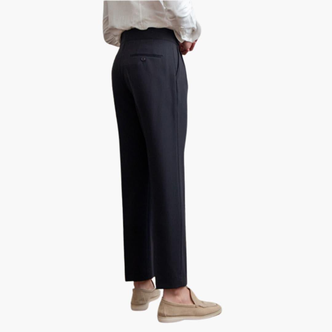 Herren Plissee-Hose – Klassisch geschnittene Bundfaltenhose