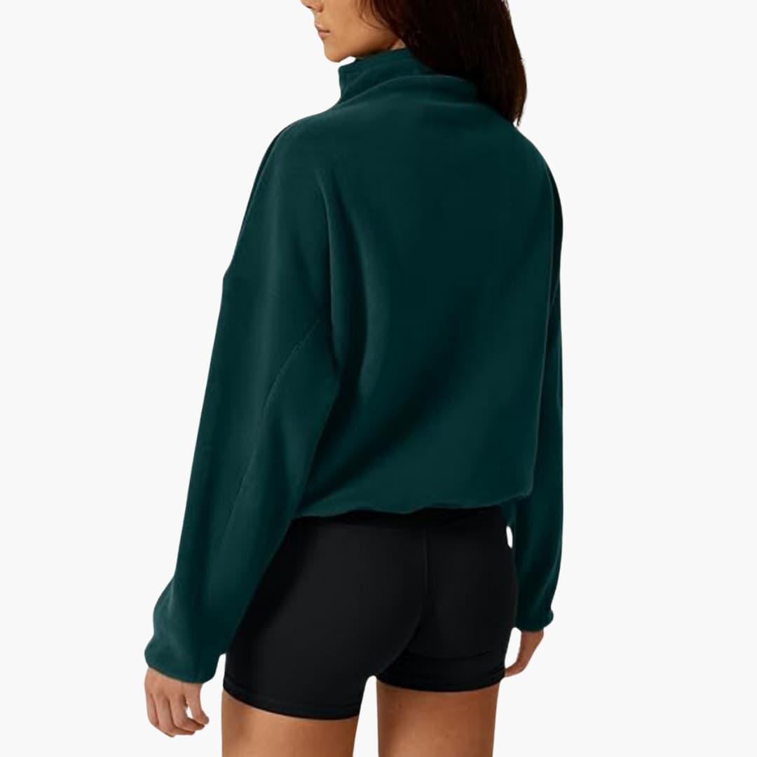 Damen Fleecejacke – Warmes Polarfleece-Sweatshirt Winter