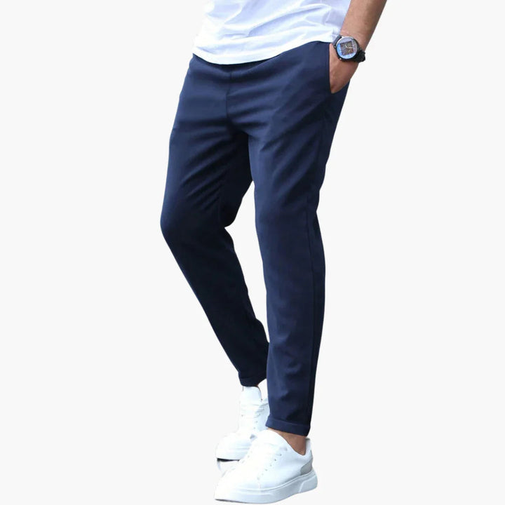 Elastische Stoffhose für Herren