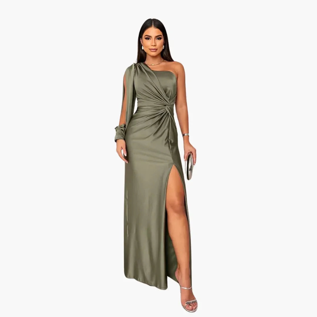 Einseitiges Abendkleid für Damen