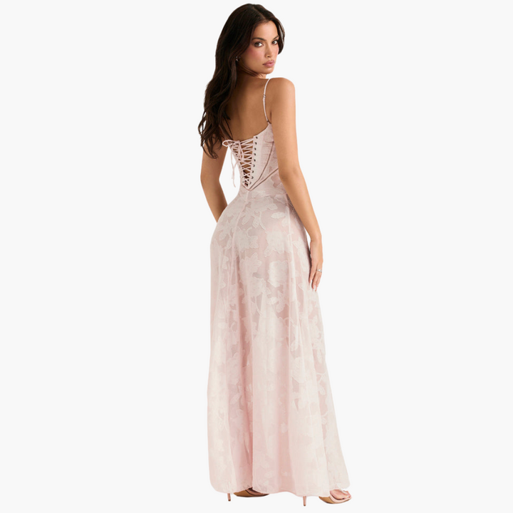 Spitzenkleid im Vintage-Stil für Damen – lang & elegant