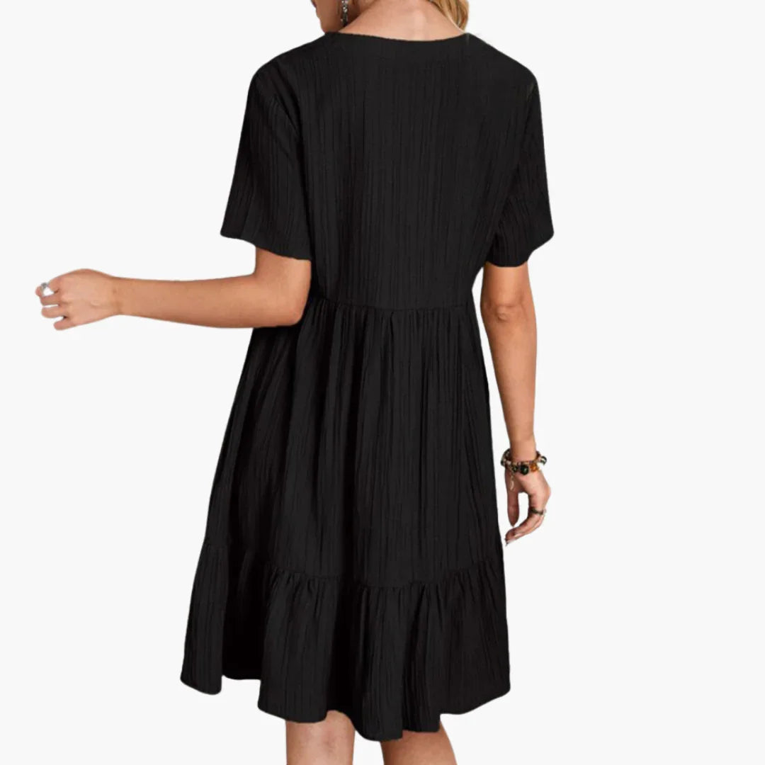 Fließendes Midi Kleid für Damen