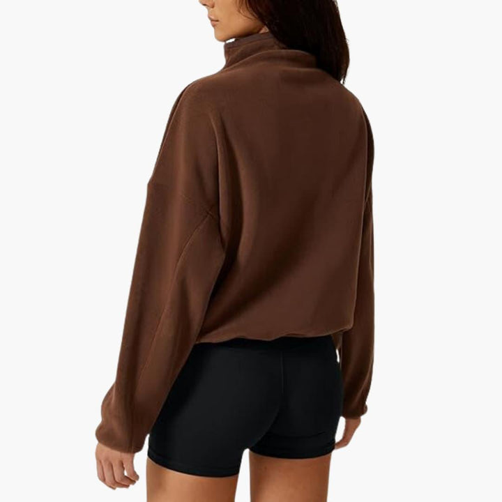 Damen Fleecejacke – Warmes Polarfleece-Sweatshirt Winter
