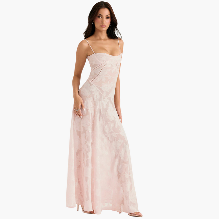 Spitzenkleid im Vintage-Stil für Damen – lang & elegant