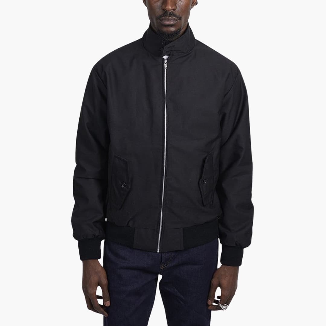 Rippbündchen Harrington Jacke für Herren