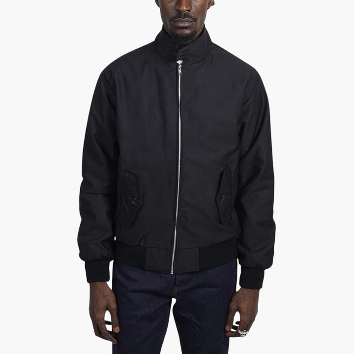 Rippbündchen Harrington Jacke für Herren