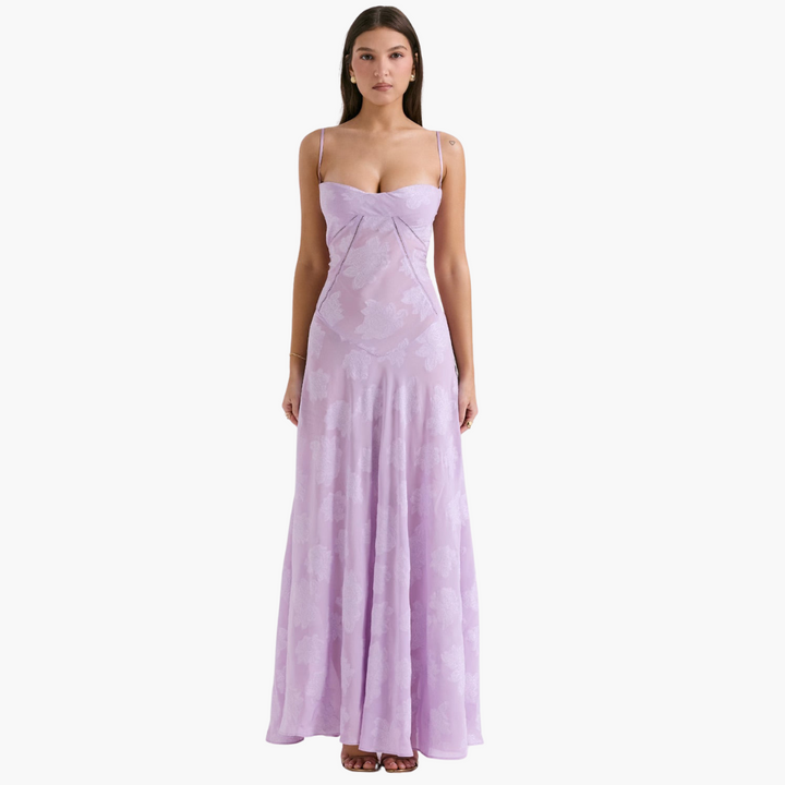 Spitzenkleid im Vintage-Stil für Damen – lang & elegant