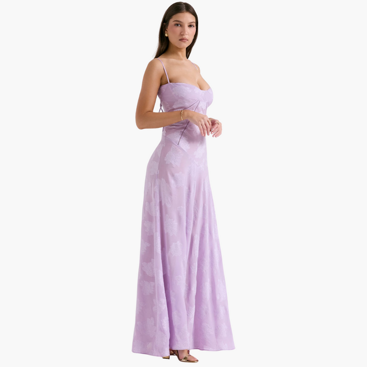 Spitzenkleid im Vintage-Stil für Damen – lang & elegant