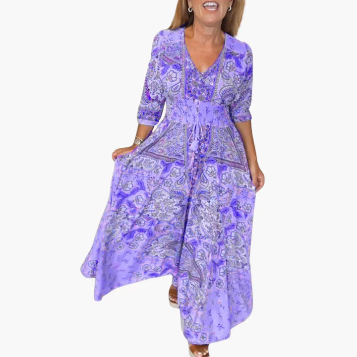 Boho Pattern Maxi Kleid für Damen
