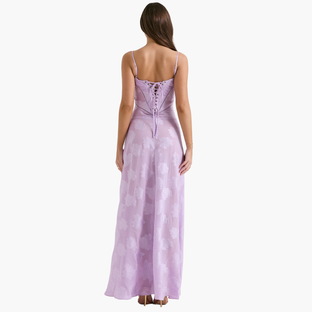 Spitzenkleid im Vintage-Stil für Damen – lang & elegant