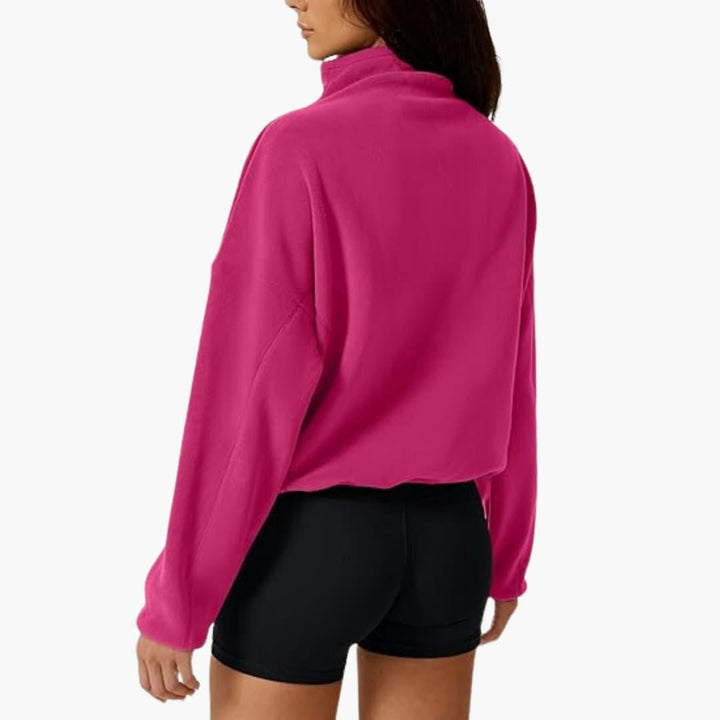 Damen Fleecejacke – Warmes Polarfleece-Sweatshirt Winter