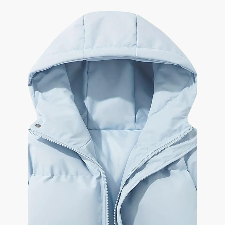 Damen Kapuzen jacke mit Reißverschluss und Seitentaschen