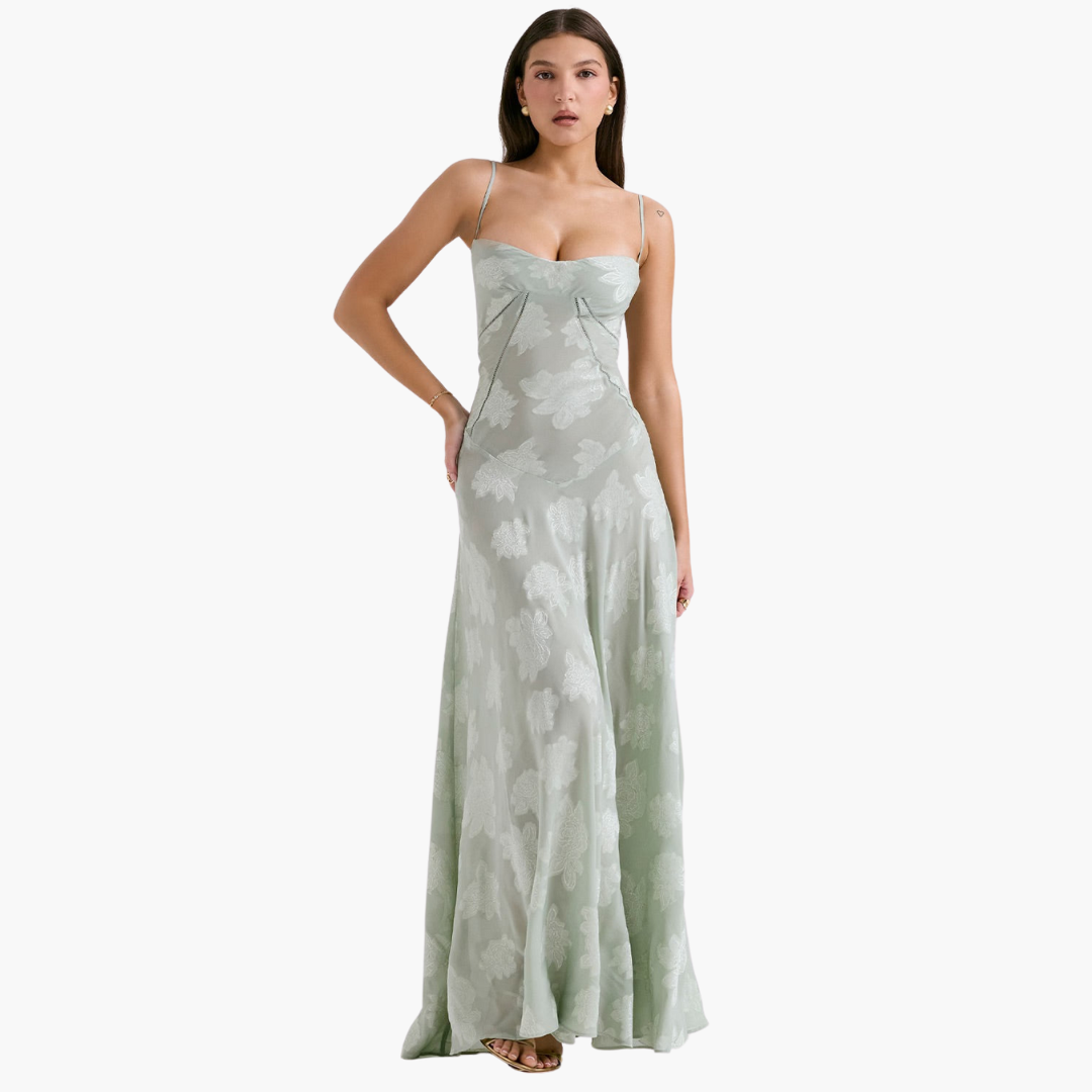 Spitzenkleid im Vintage-Stil für Damen – lang & elegant