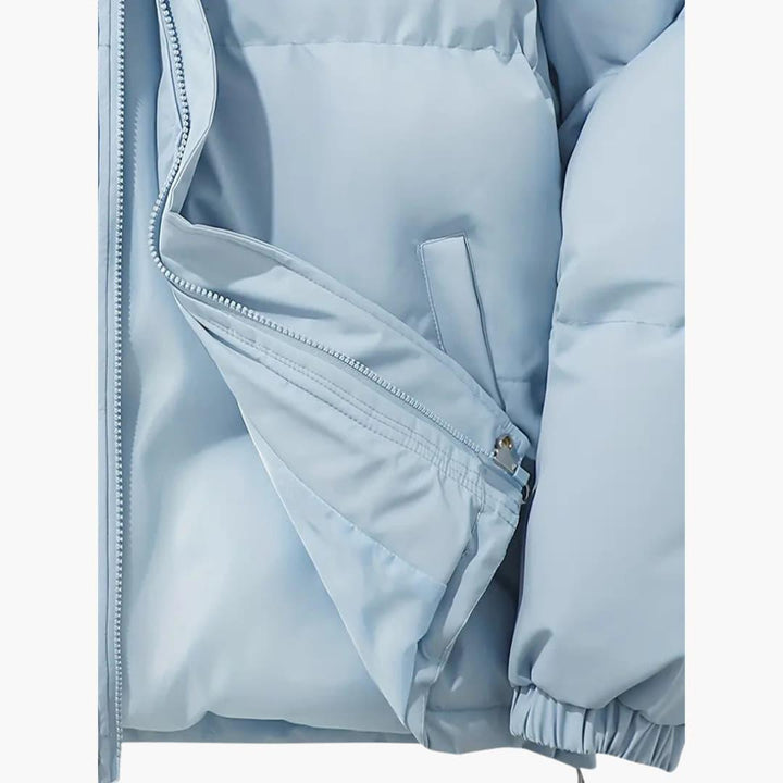 Damen Kapuzen jacke mit Reißverschluss und Seitentaschen