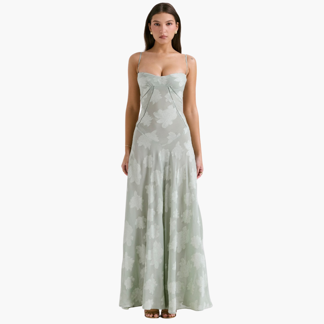 Spitzenkleid im Vintage-Stil für Damen – lang & elegant