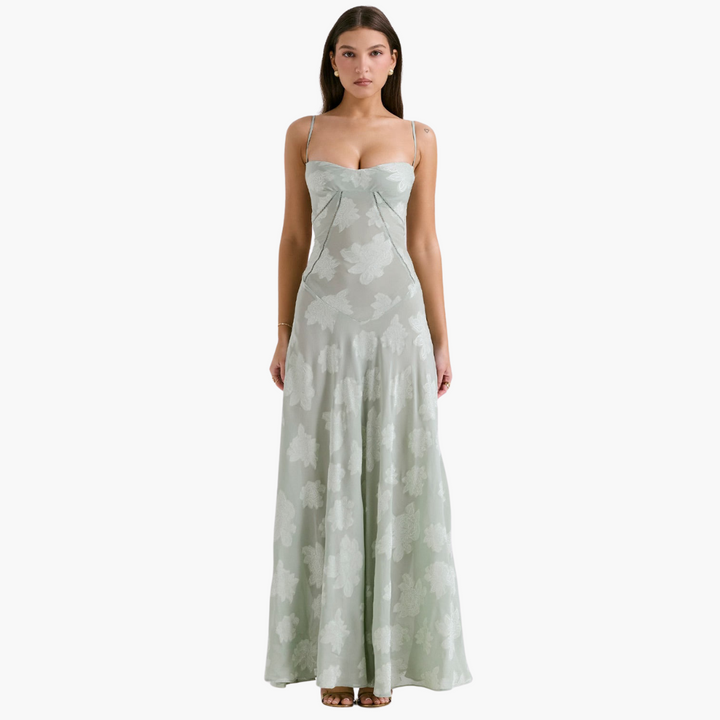 Spitzenkleid im Vintage-Stil für Damen – lang & elegant