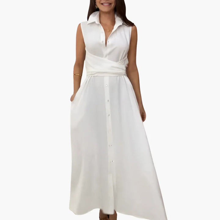 Spitzen Faltenkleid für Damen