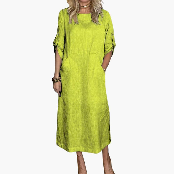 Bequemes Damen Sommerkleid mit Taschen - Perfekt für den Alltag