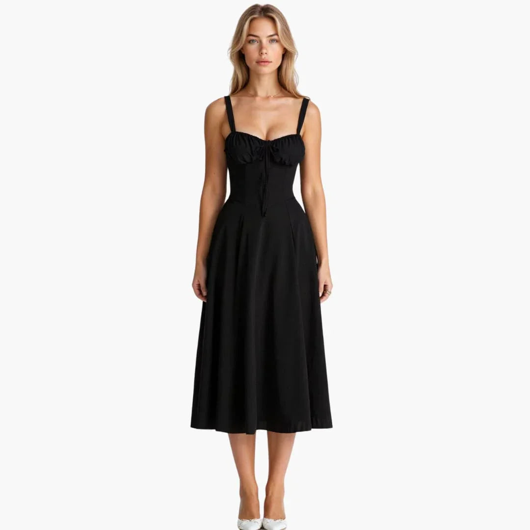 Schnürung Bustier Kleid für Damen