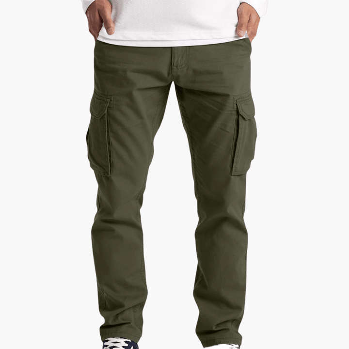 Casual style cargo pants for men - with many pockets