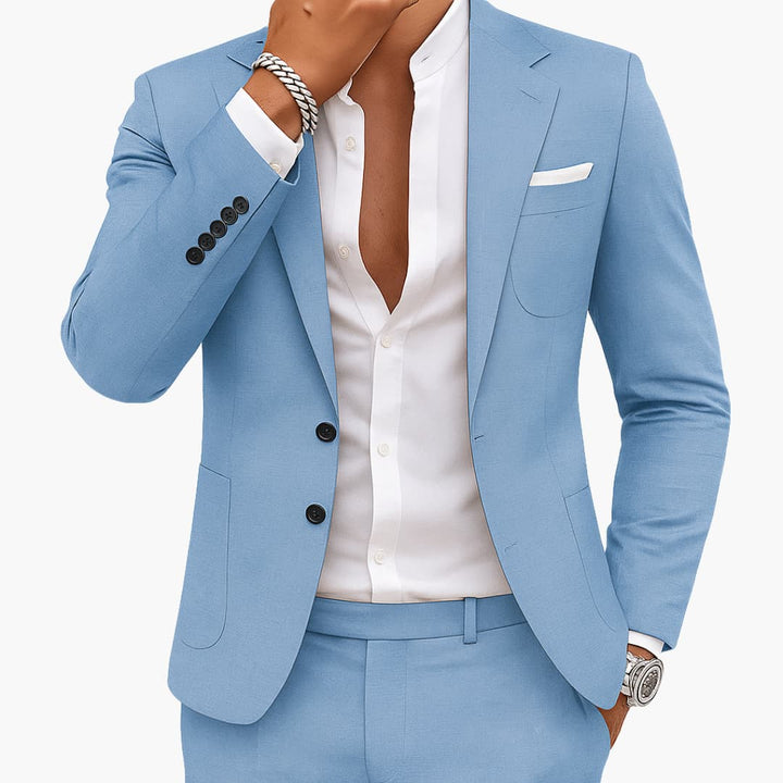 Herrenanzug-Set mit Blazer und Hose für alle Jahreszeiten