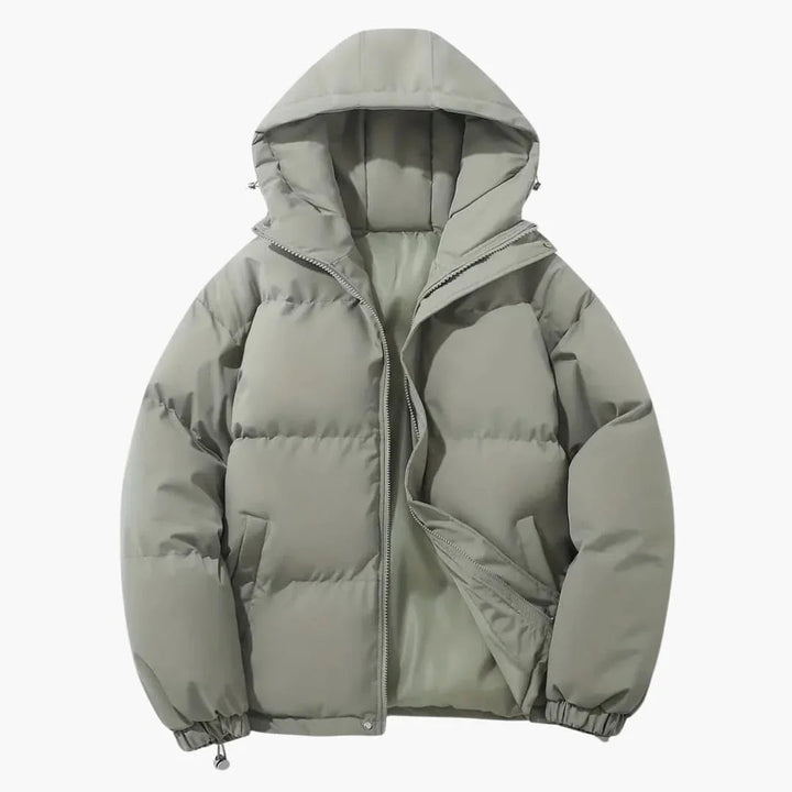 Gefütterte Kapuzen-Winterjacke für Herren