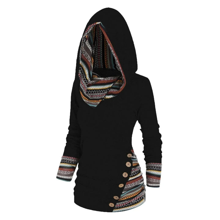 Tribal Muster Kapuzenpullover für Damen