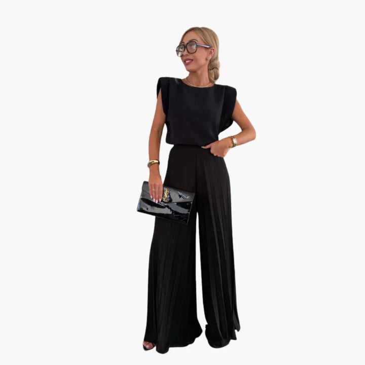 Ärmelloses Zweiteiler-Set für Damen