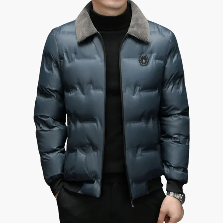 Gesteppt Gefütterte Daunenjacke für Herren