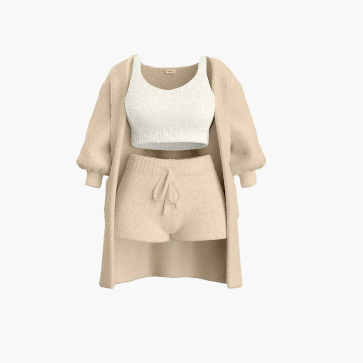 Locker Gestricktes Set für Damen