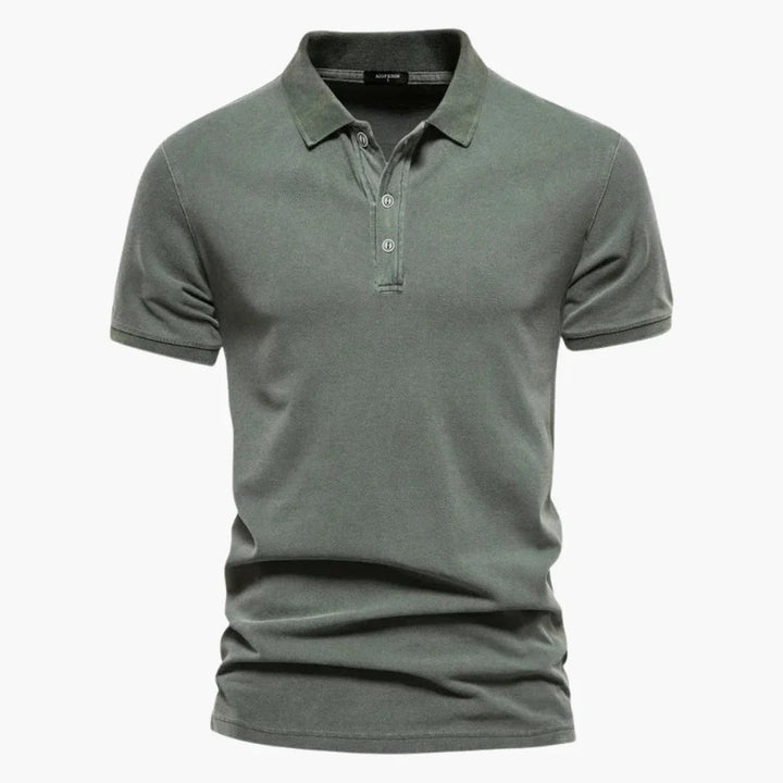 Schlankes Poloshirt mit Kragen für Herren