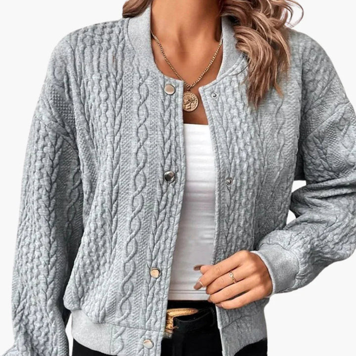 Langer Strickcardigan für Damen