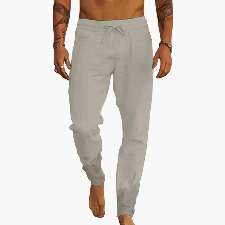 Strukturierte Sommerhose mit Bund für Herren