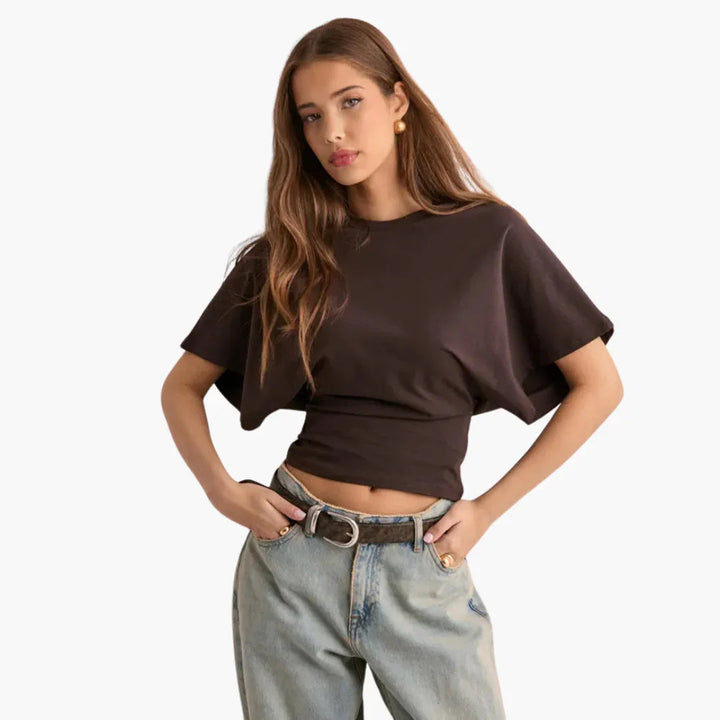 Weite Ärmel T-Shirt für Damen
