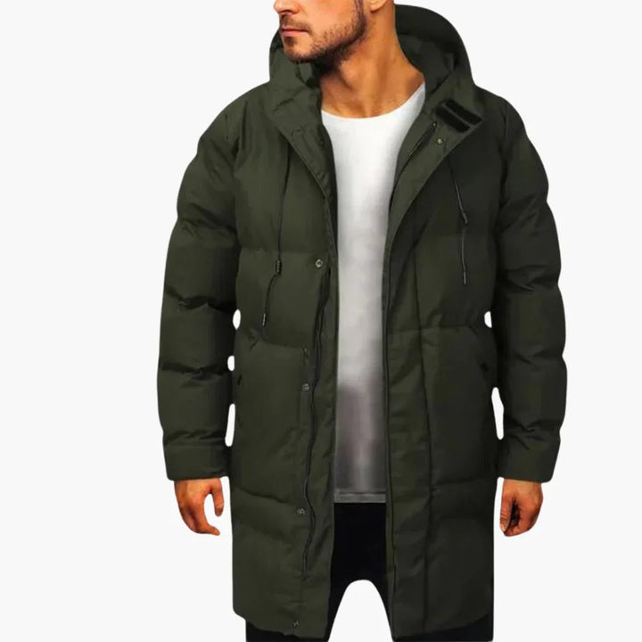 Gefütterte Parka Jacke für Herren