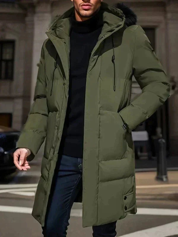 Gefütterter Winterparka für Herren