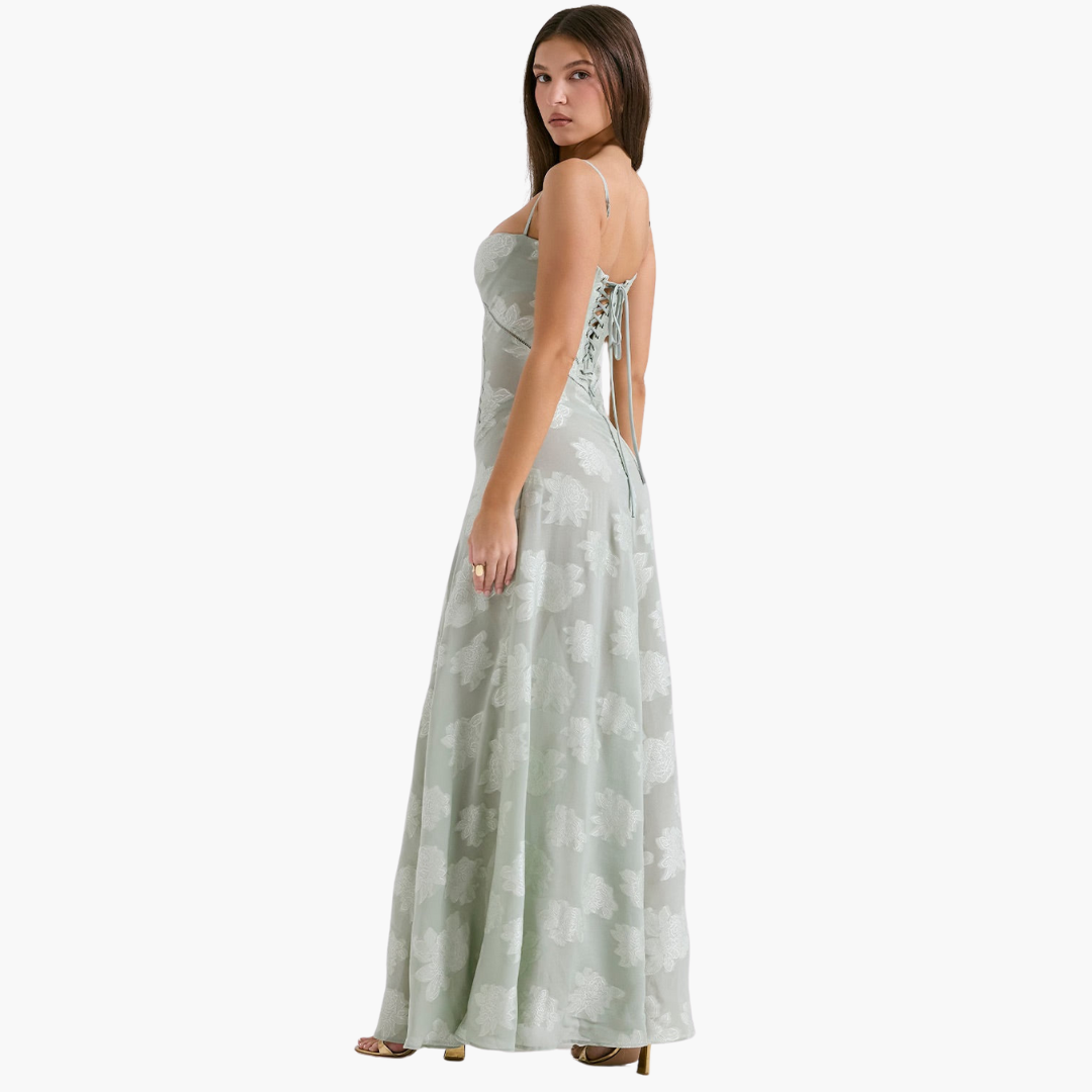 Spitzenkleid im Vintage-Stil für Damen – lang & elegant