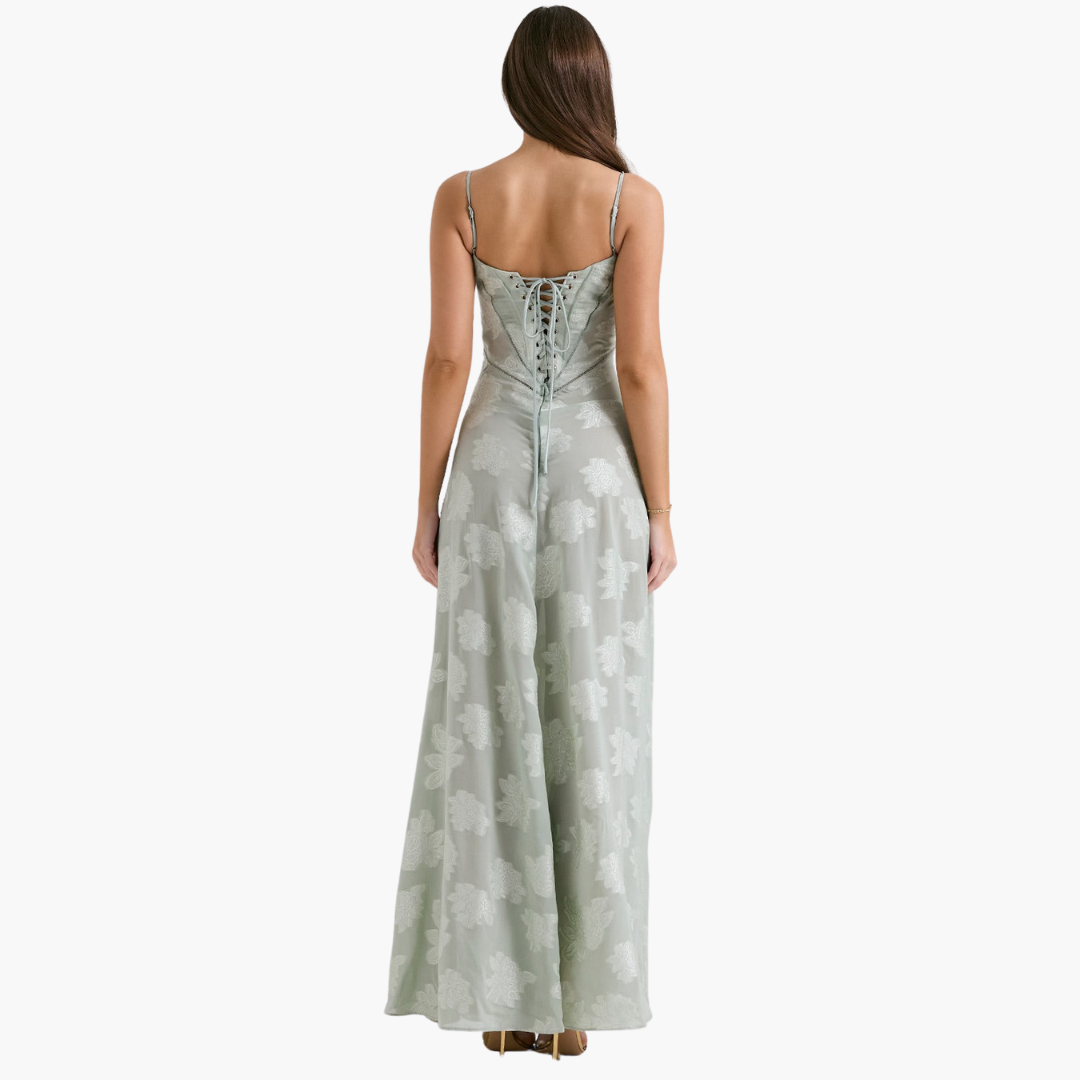 Spitzenkleid im Vintage-Stil für Damen – lang & elegant
